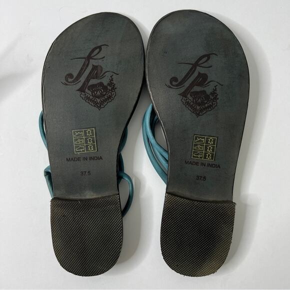 Free People Kayla soft strappy sandals Sz 37.5 - Picture 6 of 8